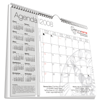Agenda mensual de pared